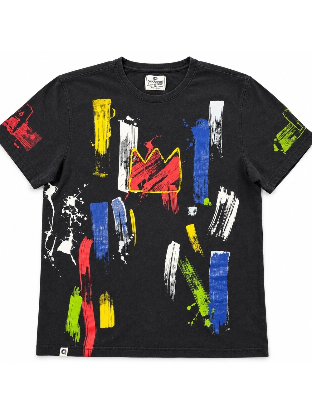 Vintage Y2K Akademiks All Over Print Graphic T Shirt Mens Hip Hop Streetwear